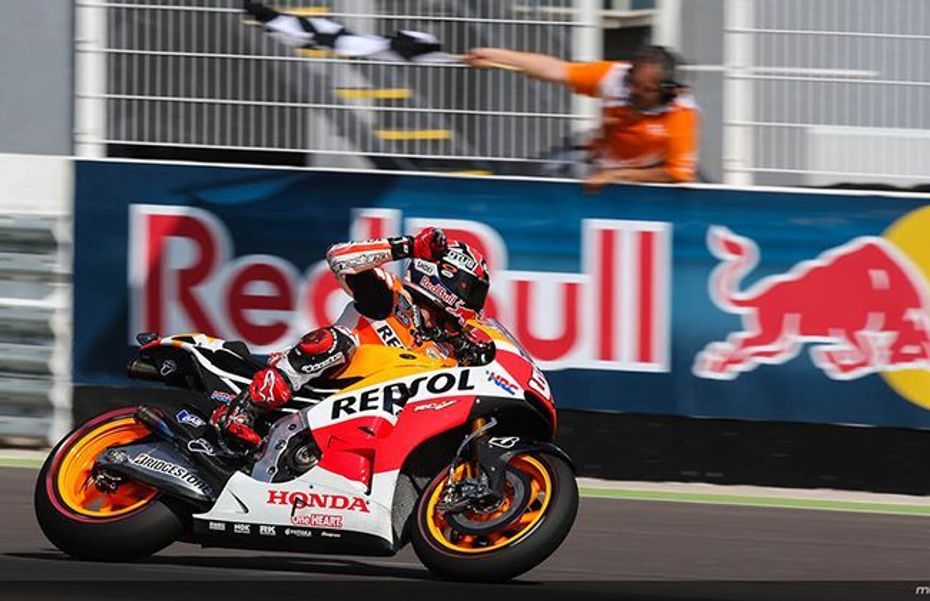 Hat-trick by Marc Marquez in MotoGP season 2014