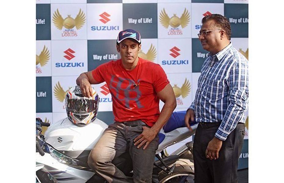 Salman Khan Rides 'Hand-Crafted' Suzuki GSX-R1000Z  Special Edition