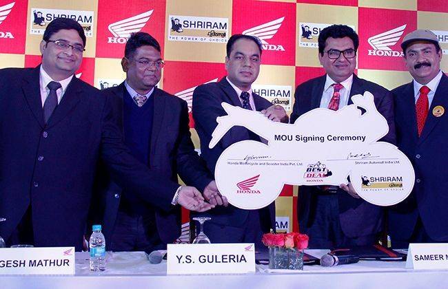 Honda joins hands with Shriram Automall to organize the pre-owned two wheeler market in India