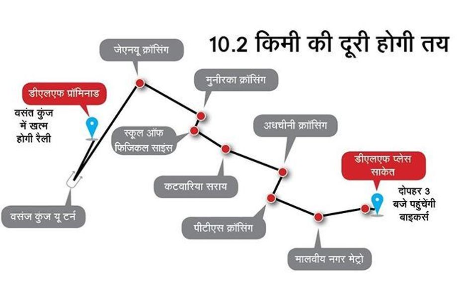 Navbharat Times and Hero organizing All Women Bike Rally in Delhi
