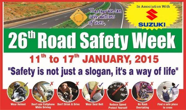 Suzuki Motorcycle India associates with 'Road Safety Week'