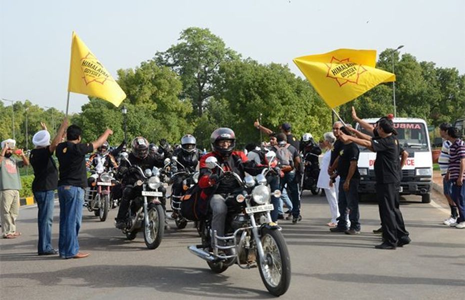 10th Royal Enfield Himalayan Odyssey Flagged Off
