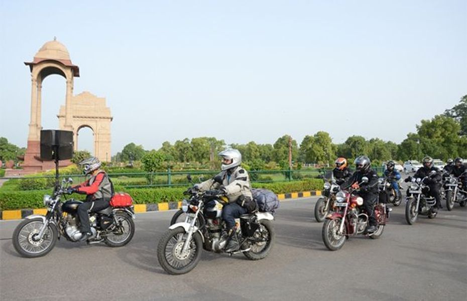 10th Royal Enfield Himalayan Odyssey Flagged Off