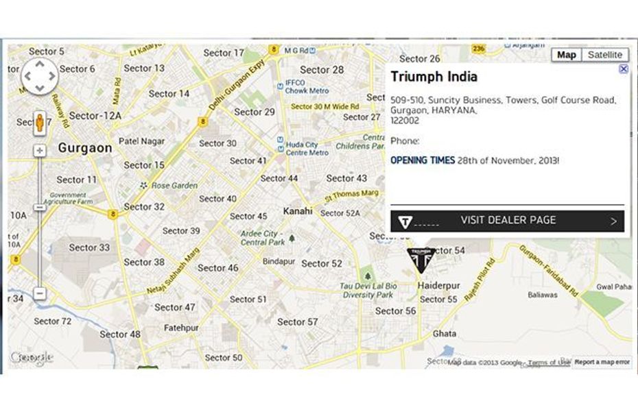 Triumph India Dealer