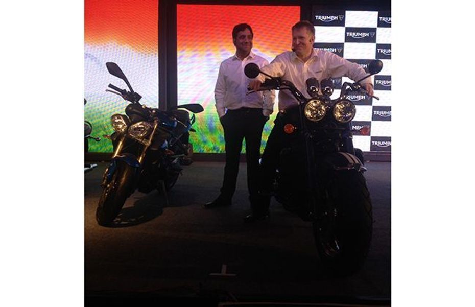 Triumph Motorcycles Lunches in India Triumph Motorcycles Lunches in India
