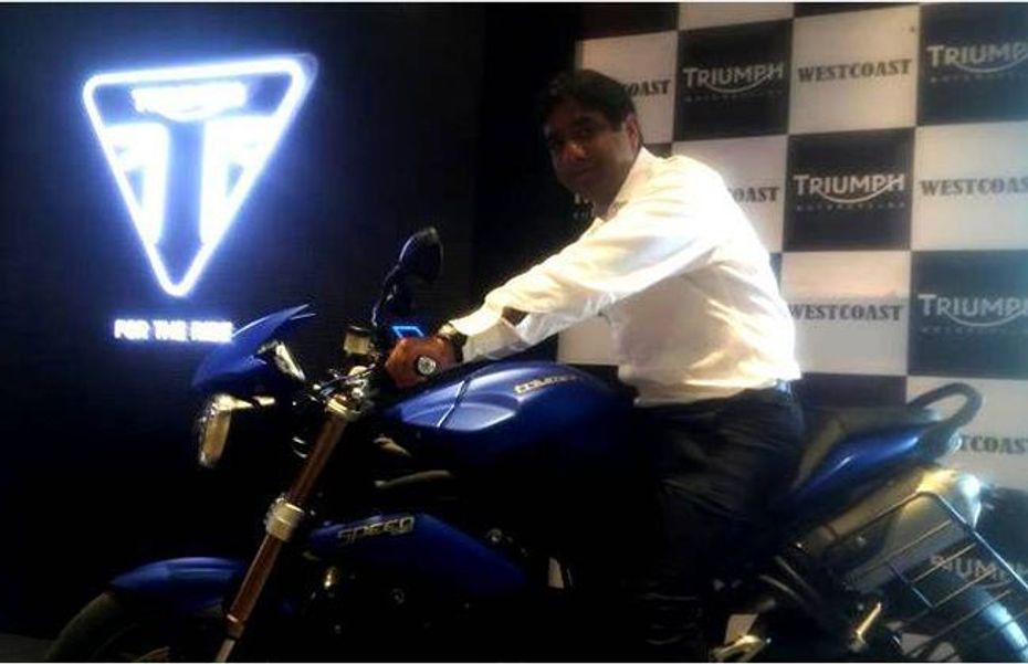 Triumph Motorcycles India enters in Gujrat