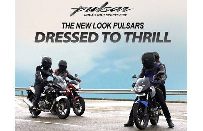 The new look Bajaj Pulsars are 'Dressed To Thrill'