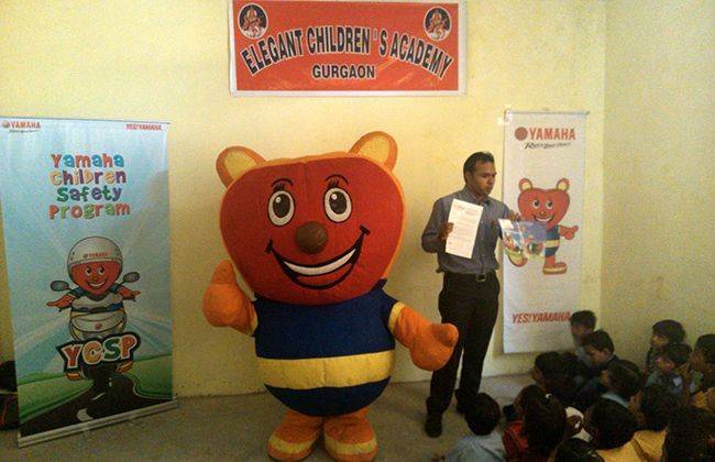 Yamaha Children Safety Program held in two Schools in Gurgaon