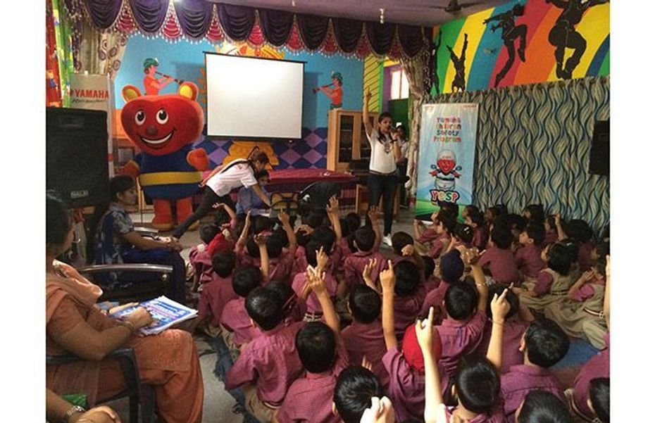 Yamaha organizes Children Safety Program in Delhi