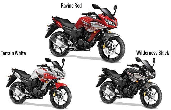 Yamaha Fazer, FZS and FZ16 gets new colour schemes