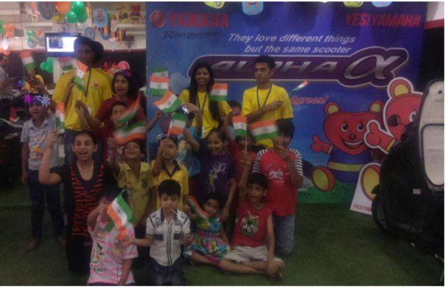 Yamaha celebrates the 67th Independence day with Kids