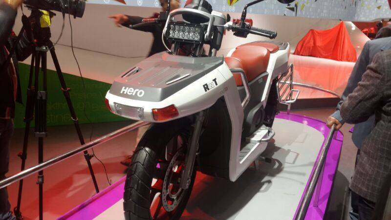 Hero Moto Corp's diesel motorcycle, RNT showcased