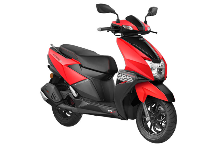 Colour options for TVS two-wheelers
