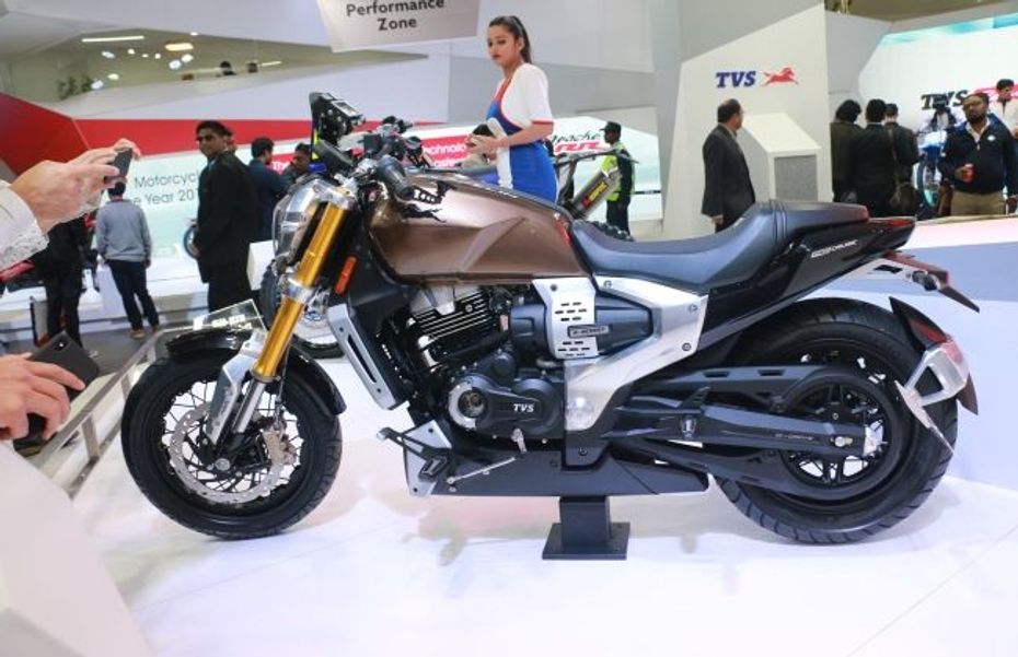TVS Zeppelin Concept at Auto Expo 2018