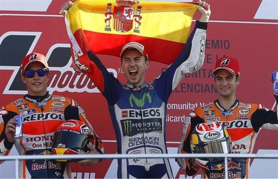 2015 MotoGP Winner, Jorge Lorenzo 2015 MotoGP Winner, Jorge Lorenzo