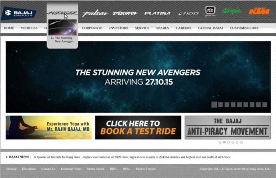 2016 Bajaj Avenger Range Coming on 27th October 2016 Bajaj Avenger Range Coming on 27th October