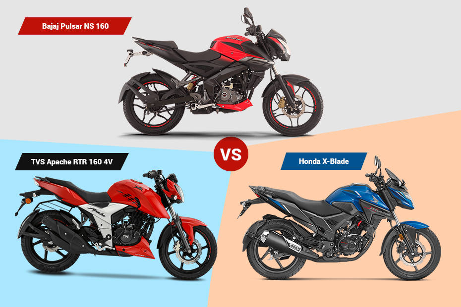 Apache RTR 160 vs Pulsar NS160 vs XBlade