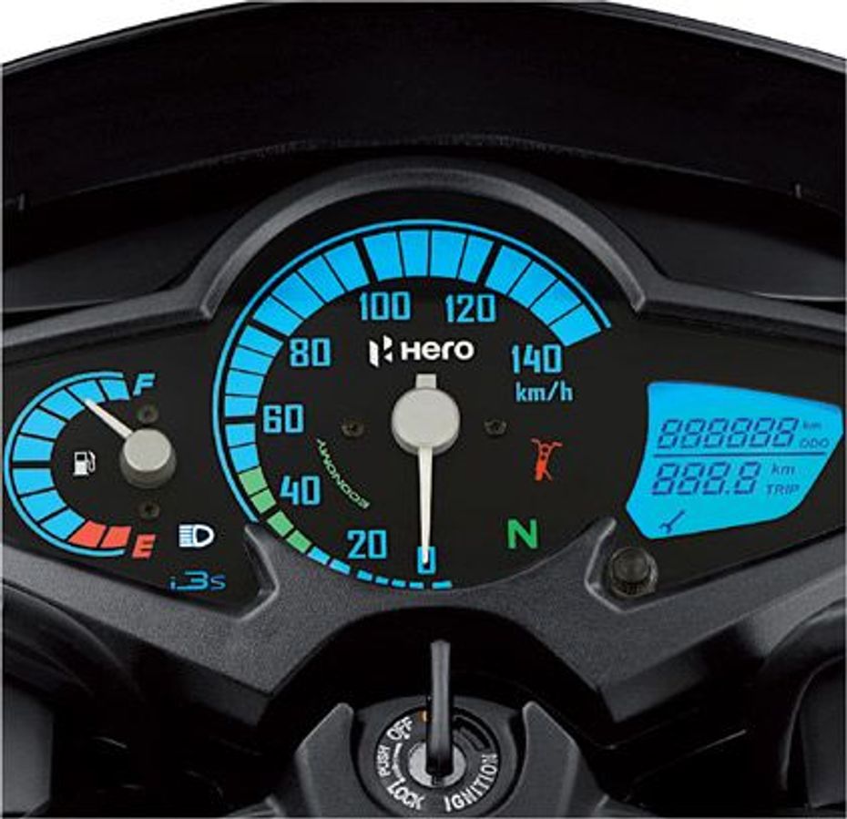 Hero Splendor iSmart 110 instrument cluster