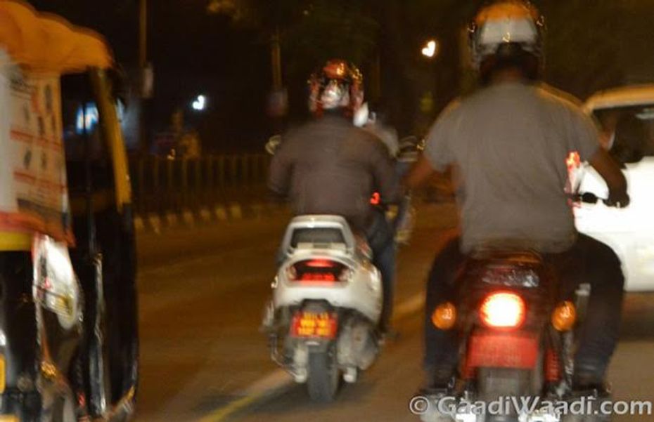 Mahindra Gusto 125 Spied