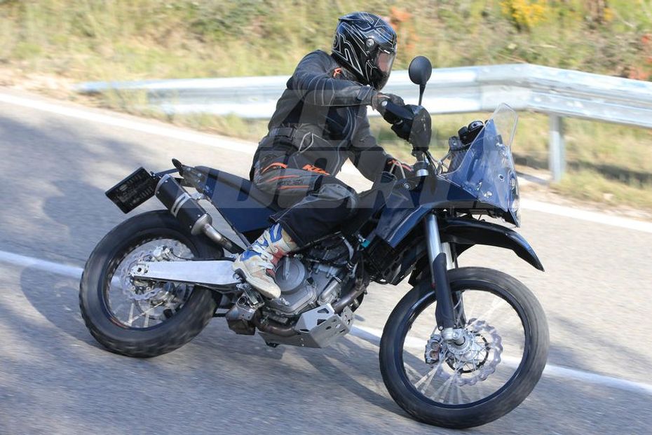 KTM 390 Adventure prototype spied