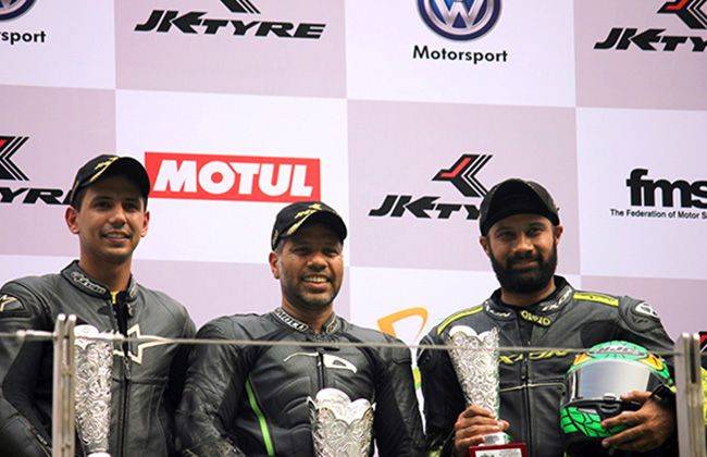 Winners of JK Tyres Racing Championship 2015