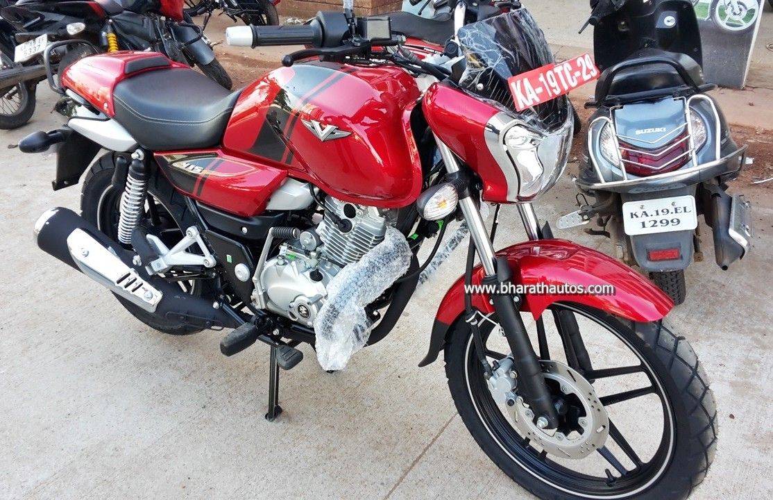 Bajaj V15 Cocktail Wine Red