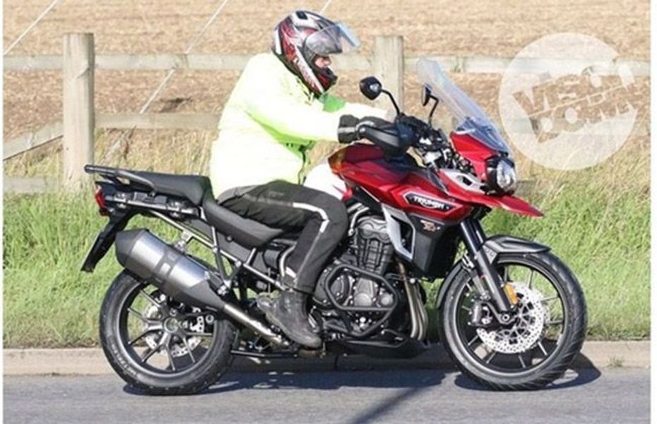 New Triumph Tiger Explorers spotted testing in Europe New Triumph Tiger Explorer