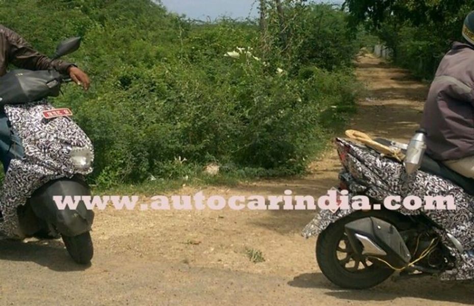 New TVS 125cc scooter