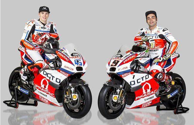 Danilo Petrucci and Scott Redding unveil Pramac Ducati Motorcycles