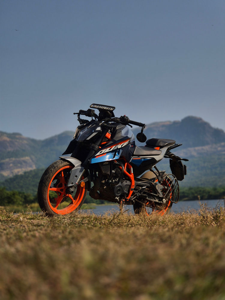 KTM Duke 390 sports bike