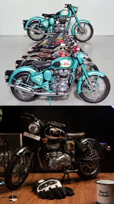 Limited Edition Royal Enfield Classic 350 1:3 Scale Model