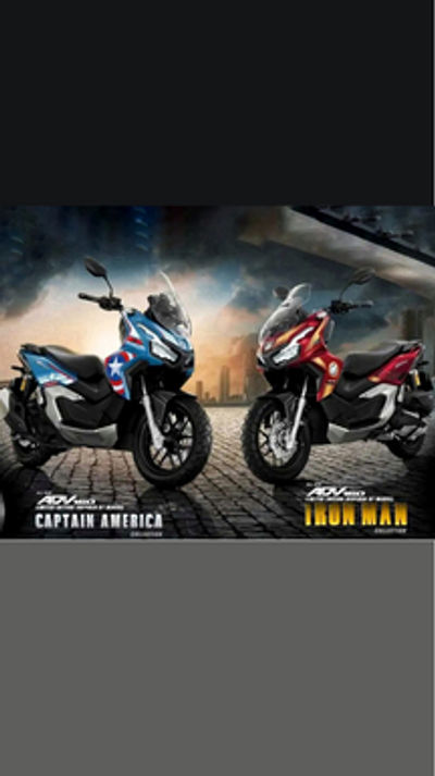 Honda ADV160 Gets Captain America, Iron Man-inspired Livery: Explained in 7 Pics