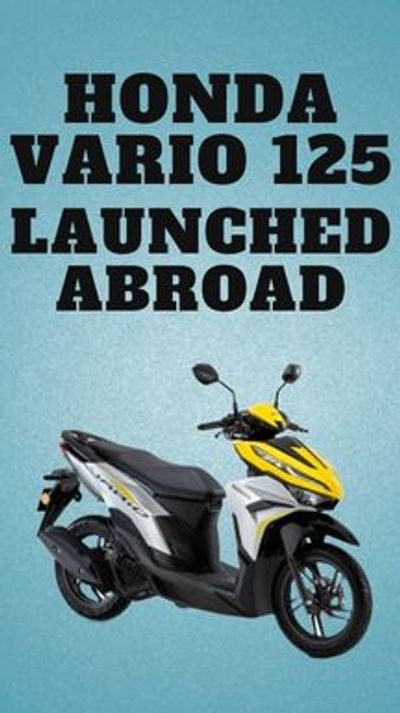 The new Honda Vario 125 looks every bit as aggressive as its bigger sibling, the Vario 160
