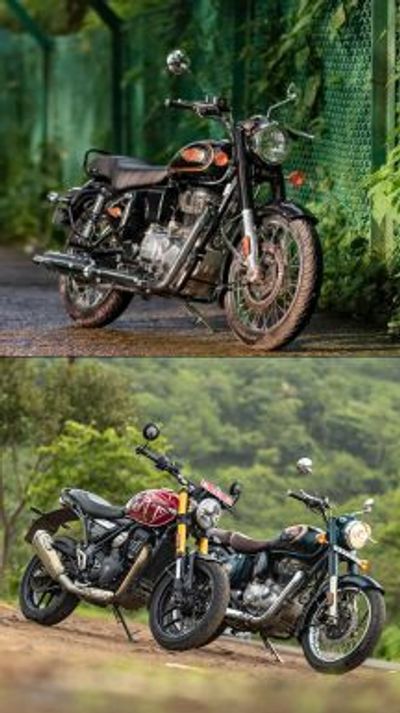 Royal Enfield, Triumph & Honda dominated the retro bike sales in India in the month of April