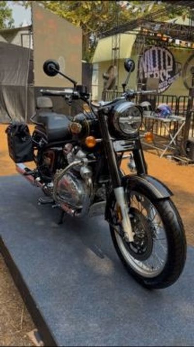 Royal Enfield Bullet 650 Accessories Revealed At Motoverse 2025: In 10 Images