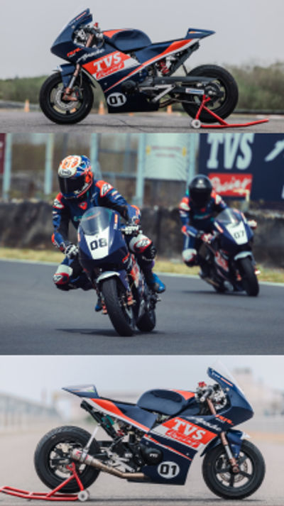 TVS Apache RR200 MiniGP Showcased: In Images