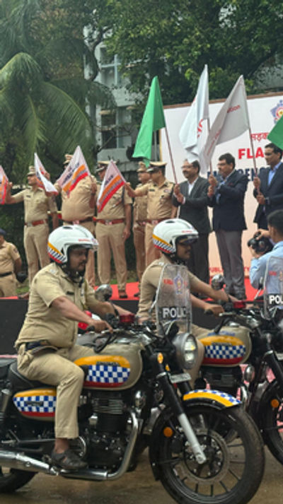 Honda Handed 100 CB350 Bikes To Mumbai Police: In Images
